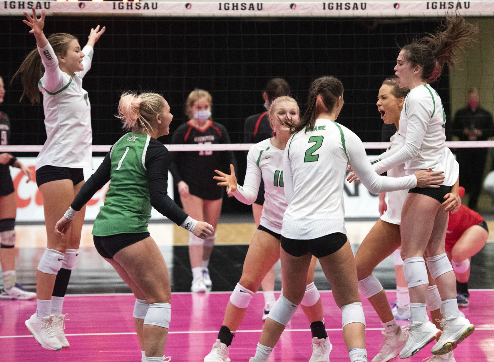 Osage vs Assumption state volleyball